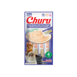 Churu Gato 4 Uni (Tuna Recipe With Clam Flavor) 14 Gr Lila