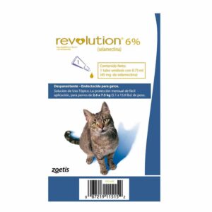 Revolution 6% Gato 2.6 - 7.5 kg ( azul )