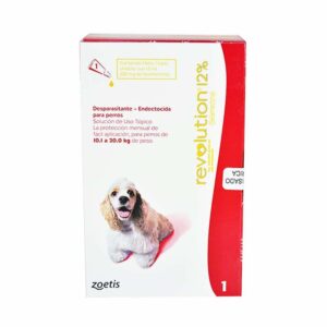 Revolution 12% Perro 10.1 - 20 kg ( rojo )