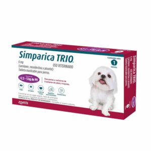 Simparica Trio Perro 2,5 - 5 kg