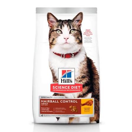 Hills gato adulto hairball 15.5 lb